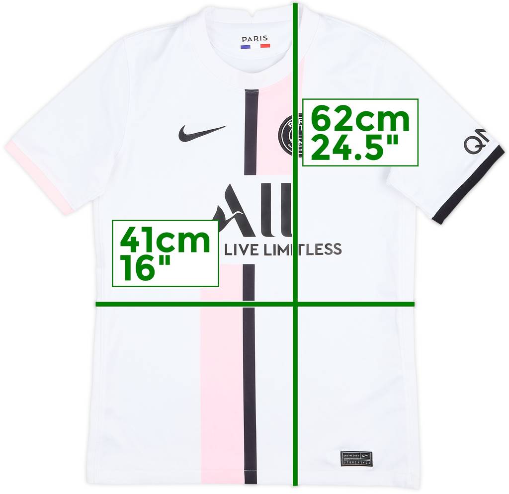 2021-22 Paris Saint-Germain Away Shirt - 6/10 - (L.Boys)