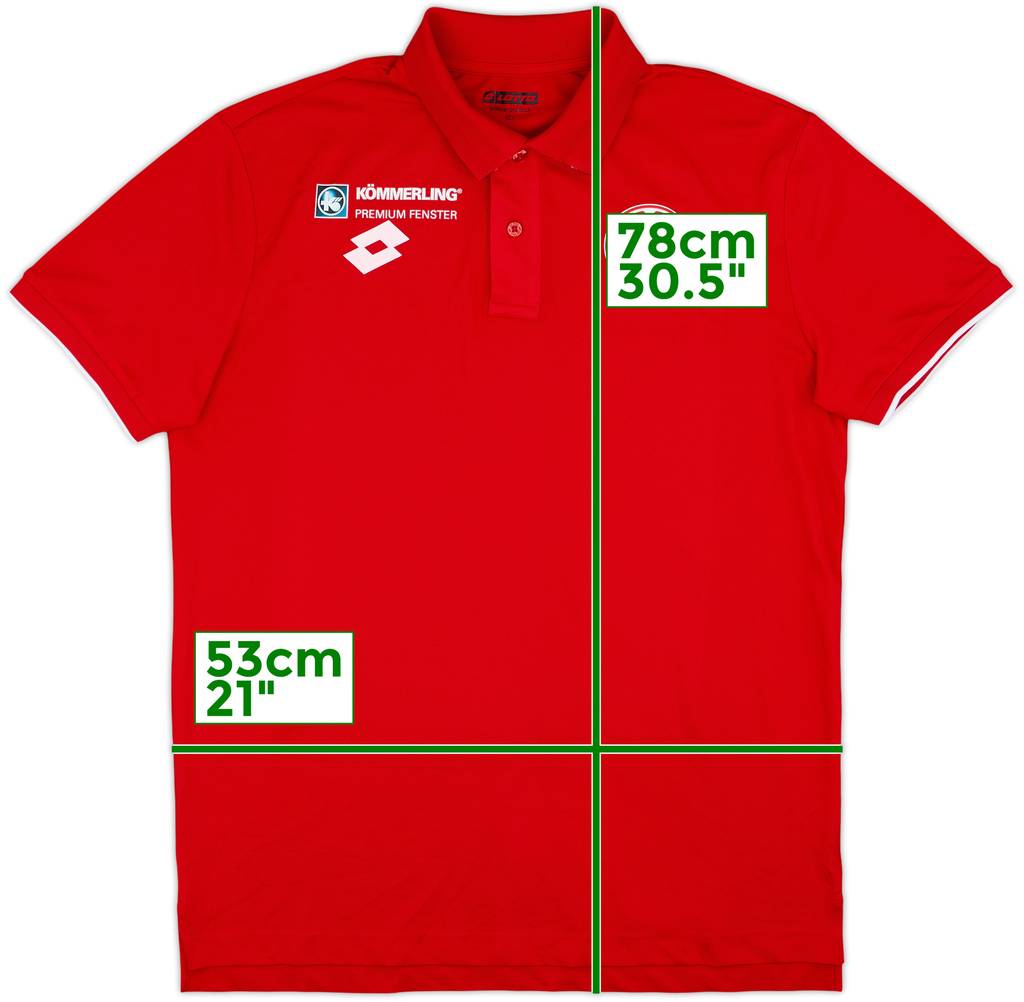2016-17 FSV Mainz Lotto Polo Shirt - 10/10 - (L)