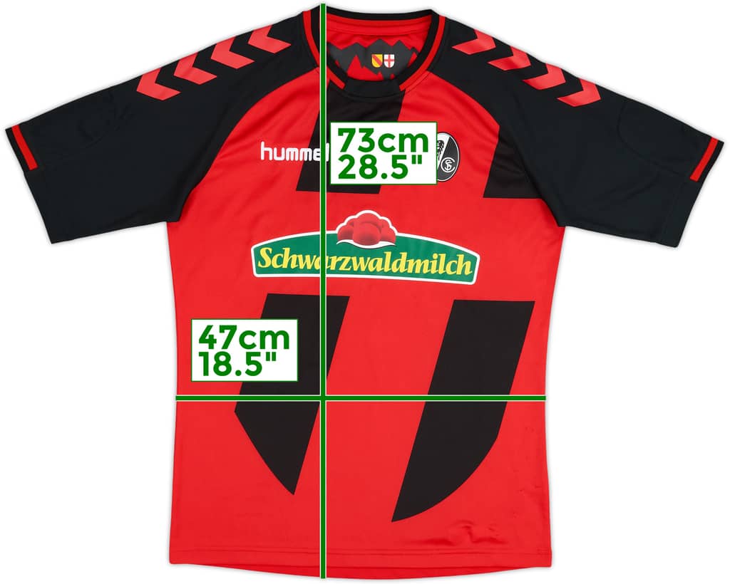 2016-17 Freiburg Home Shirt - 8/10 - (S)
