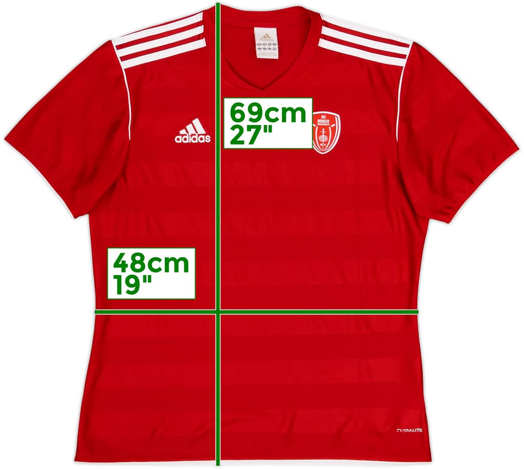 Camiseta adidas de entrenamiento del Monza 2012-13 - 9/10 - (M)