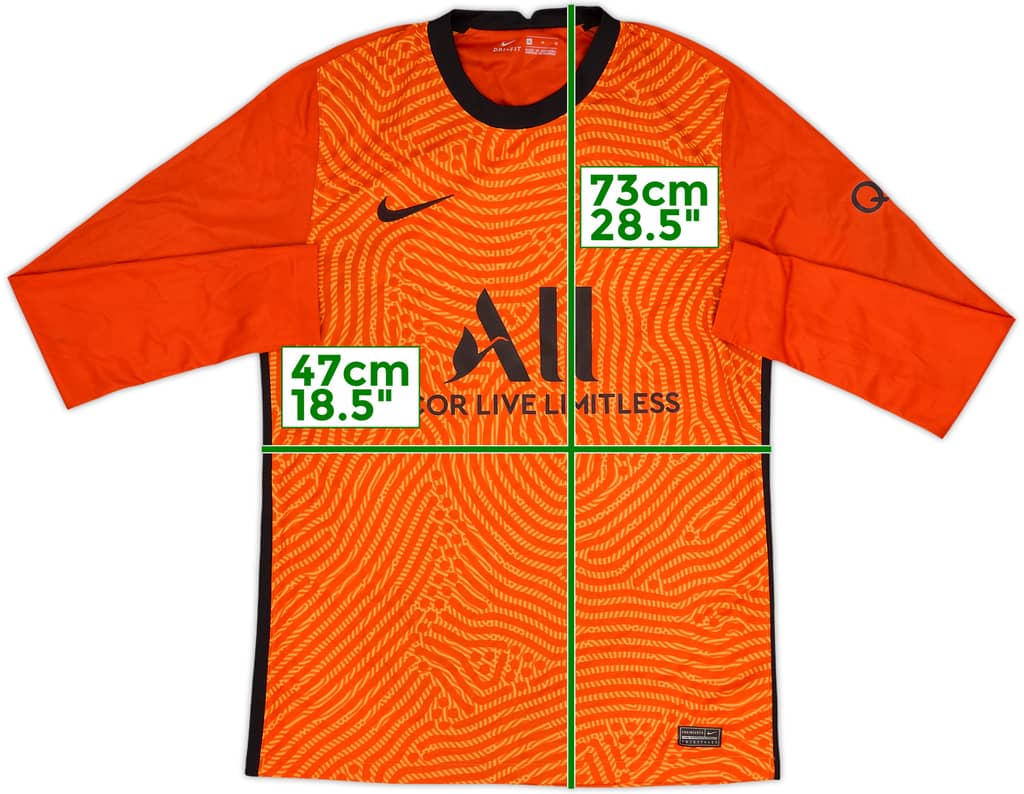 2020-21 Paris Saint-Germain GK Shirt - 6/10 - (M)