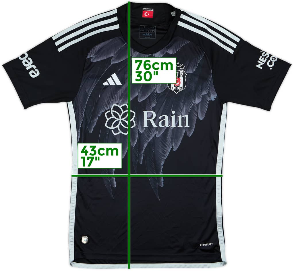2023-24 Besiktas Away Shirt - 8/10 - (S)