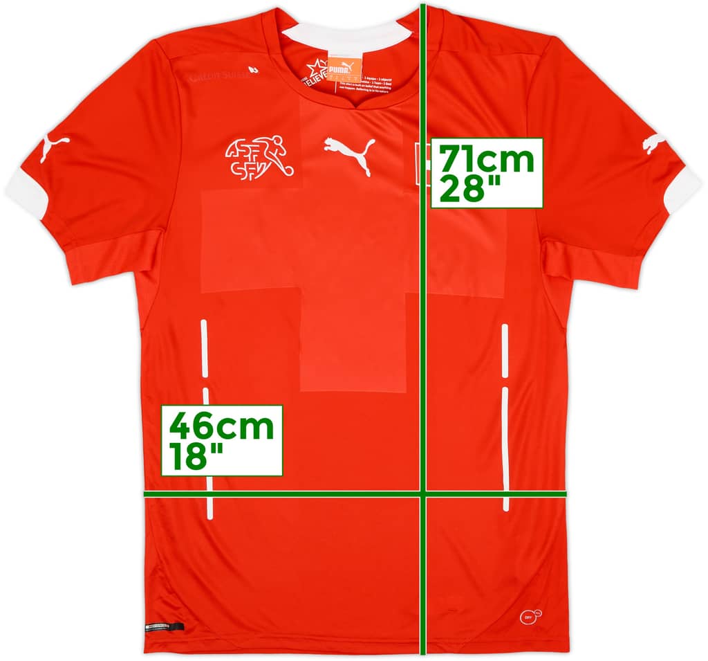 2014-15 Switzerland Home Shirt - 6/10 - (S)