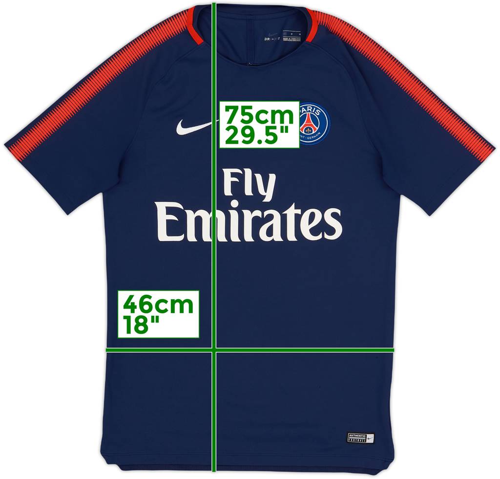 2017-18 Paris Saint-Germain Nike Training Shirt - 6/10 - (M)