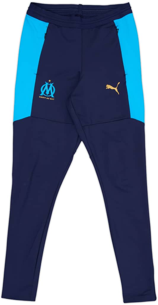 2018-19 Olympique Marseille Puma Track Pants/Bottoms - 10/10 - (M.Boys)