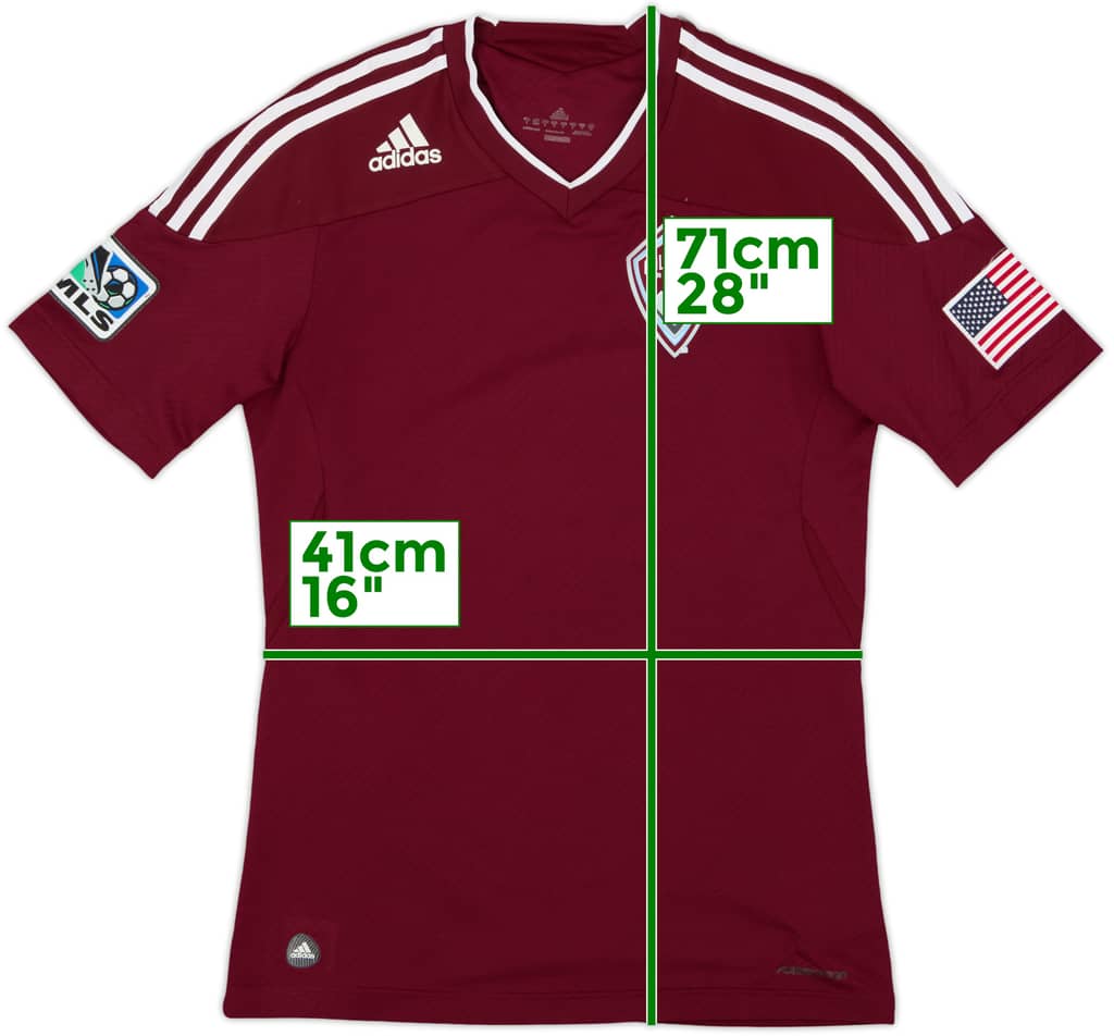 Camiseta de local versión de jugador del Colorado Rapids 2010 - 5/10 - (S)