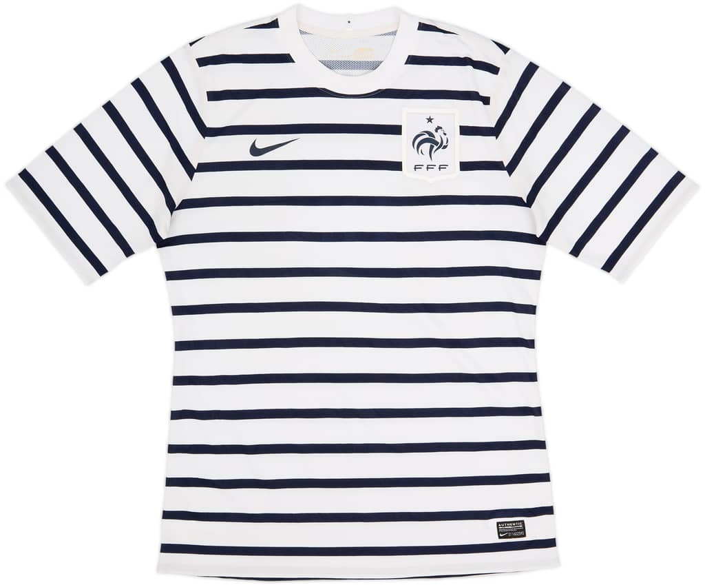 2011-12 France Authentic Away Shirt - 8/10 - (L)