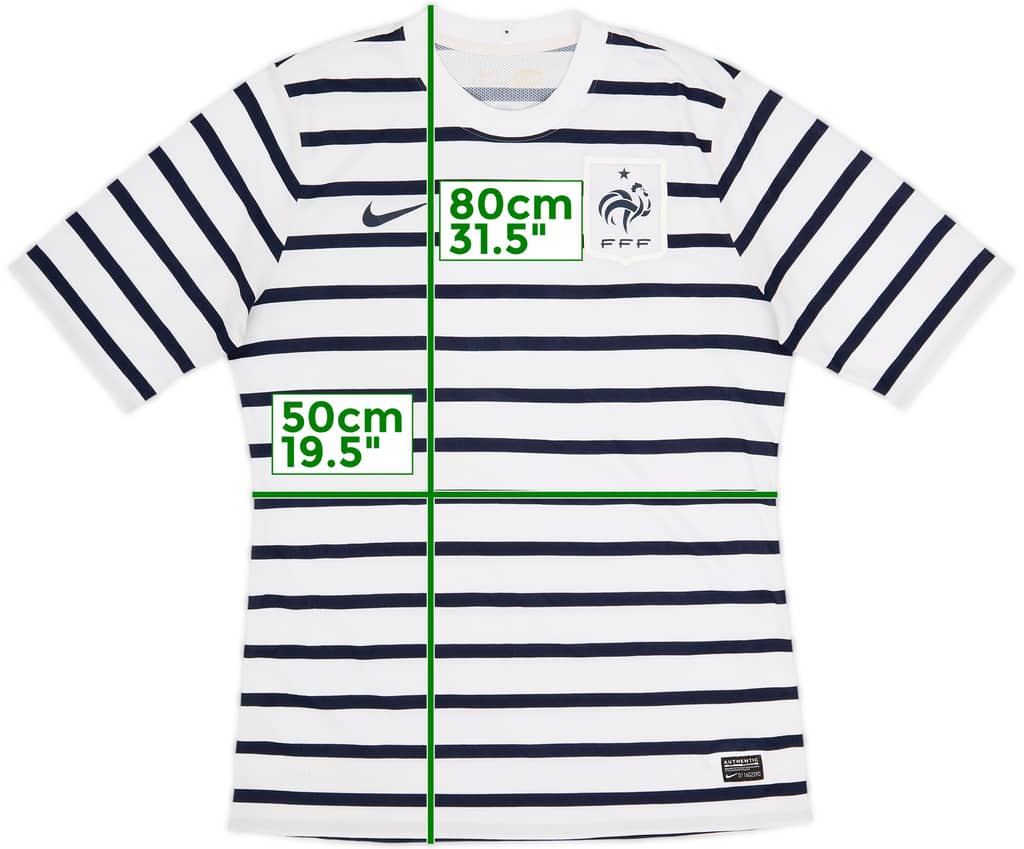 2011-12 France Authentic Away Shirt - 8/10 - (L)