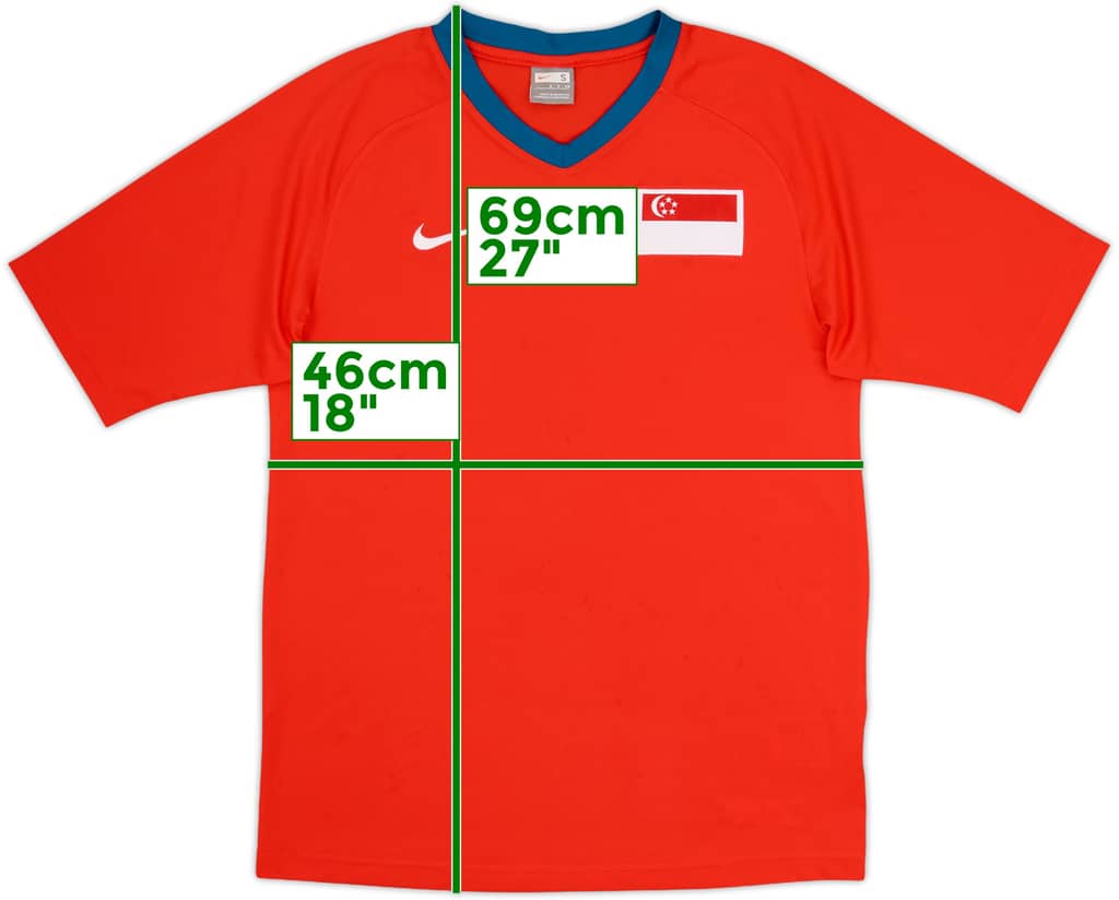 2008 Singapore Basic Home Shirt - 5/10 - (S)