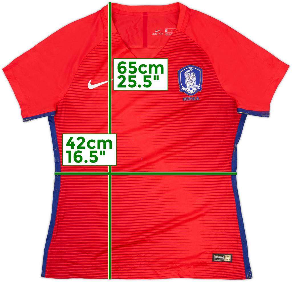 2016-17 South Korea Authentic Home Shirt - 6/10 - (Women's XL)