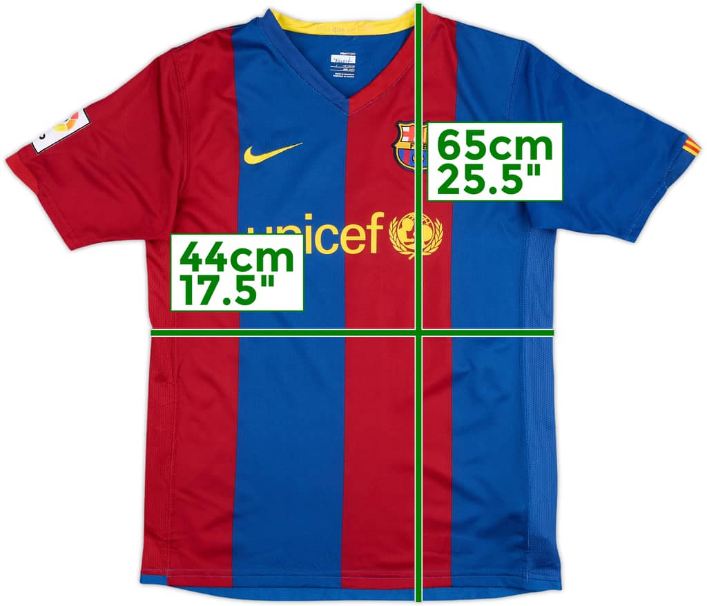 2006-07 Barcelona Home Shirt - 8/10 - (L.Boys)