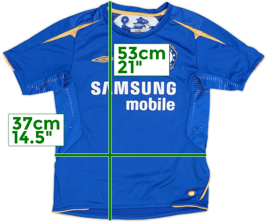 2005-06 Chelsea Centenary Home Shirt - 9/10 - (S.Boys)