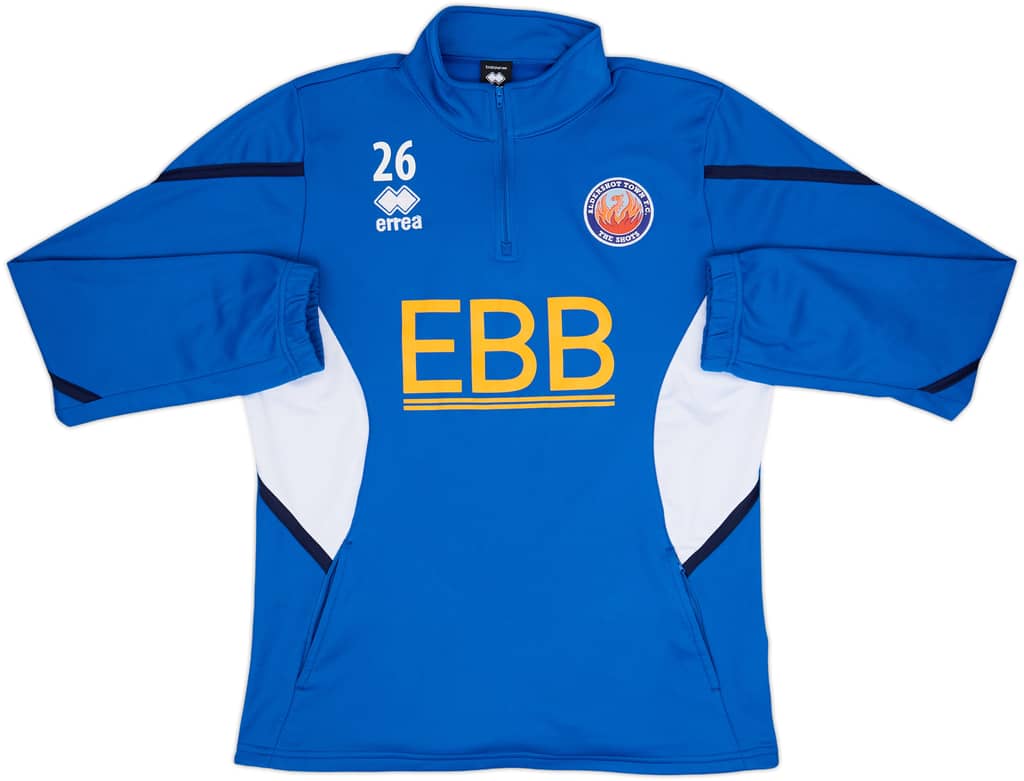 2011-12 Aldershot Player Issue Errea 1/4 Zip Drill Top #26 - 9/10 - (L)