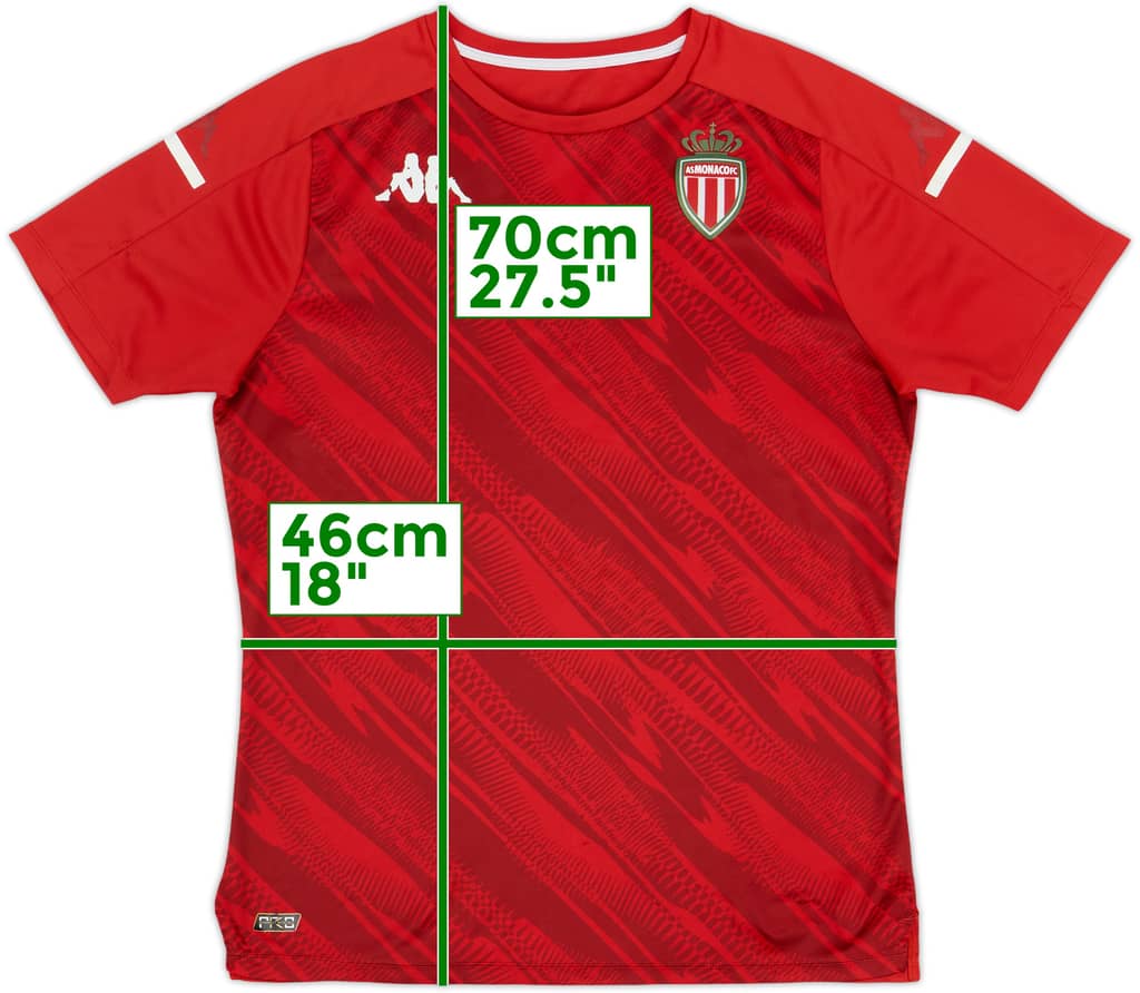 Camiseta Kappa de entrenamiento del Monaco 2020-21 - 4/10 - (S)