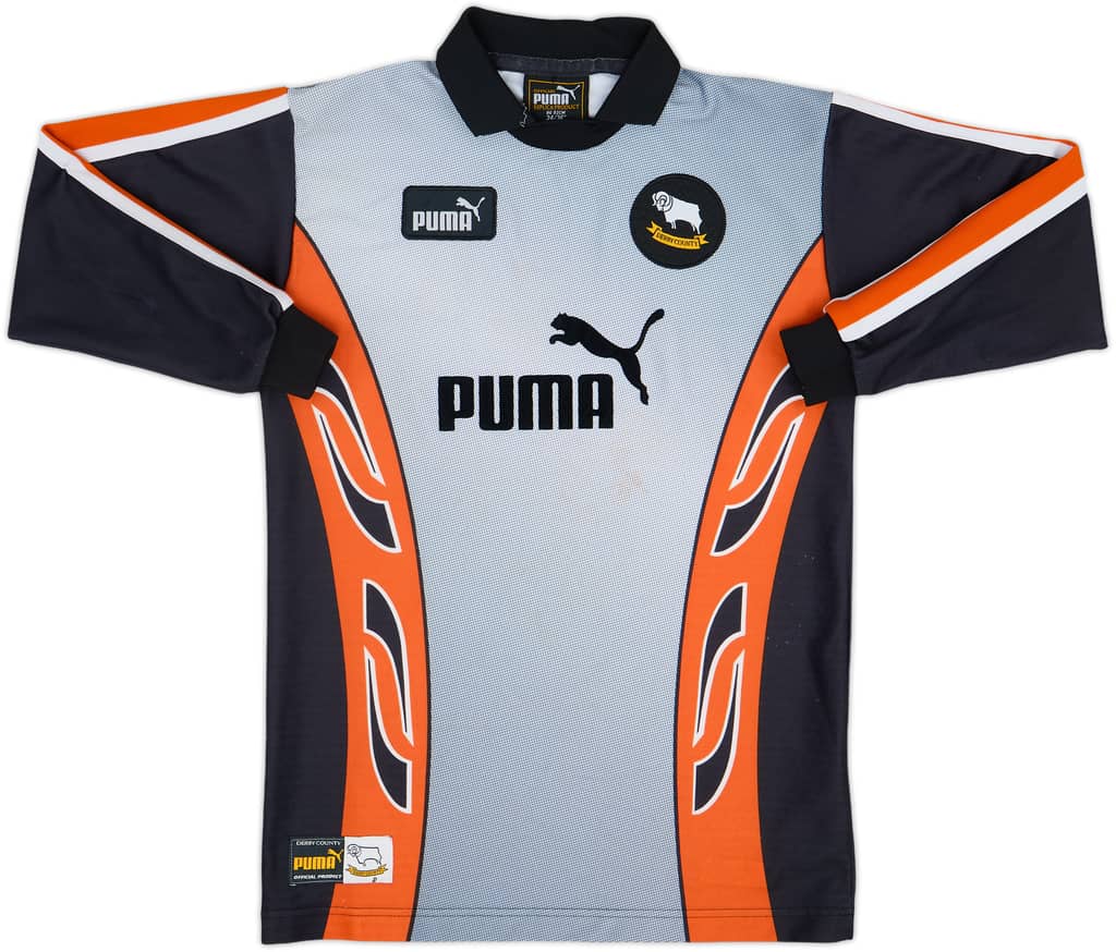 1997-98 Derby County GK Shirt - 9/10 - (XL.Boys)