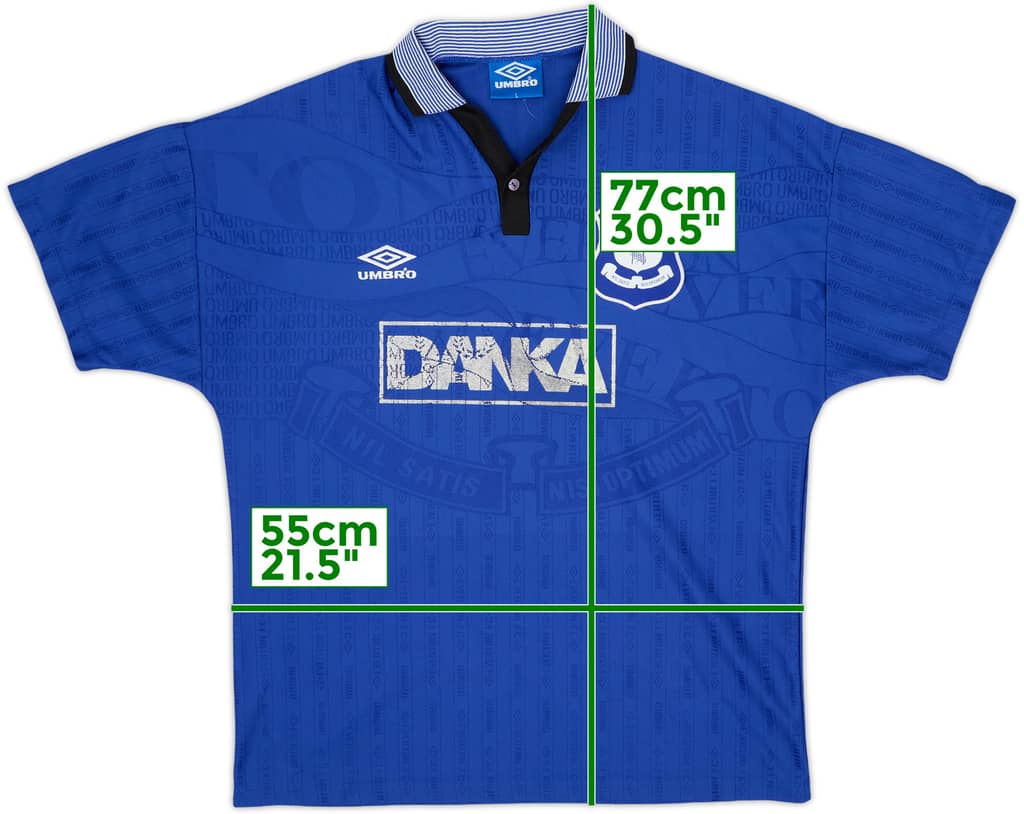 1995-97 Everton Home Shirt - 5/10 - (L)