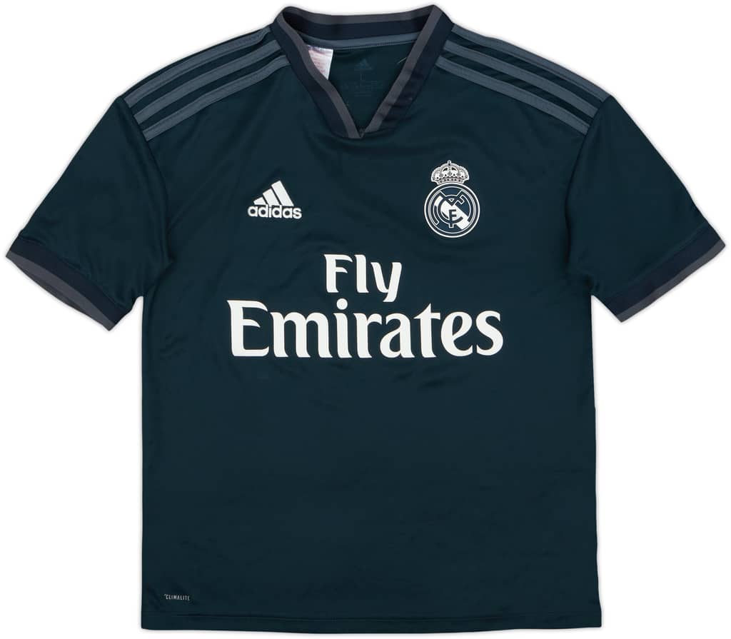 2018-19 Real Madrid Away Shirt - 6/10 - (L.Boys)