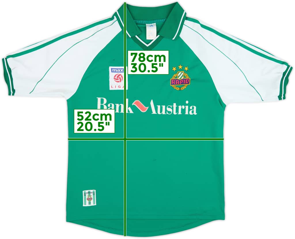 2000-01 Rapid Vienna Home Shirt - 5/10 - (M)