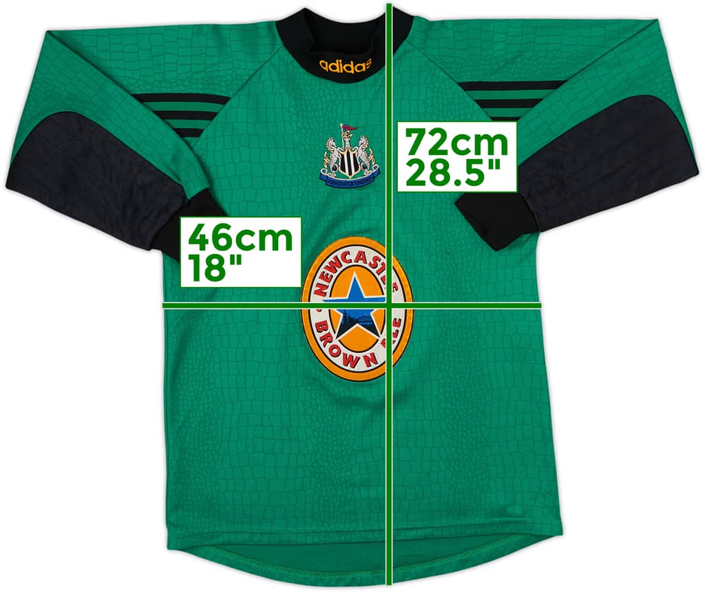 1997-98 Newcastle GK Shirt - 8/10 - (Y)