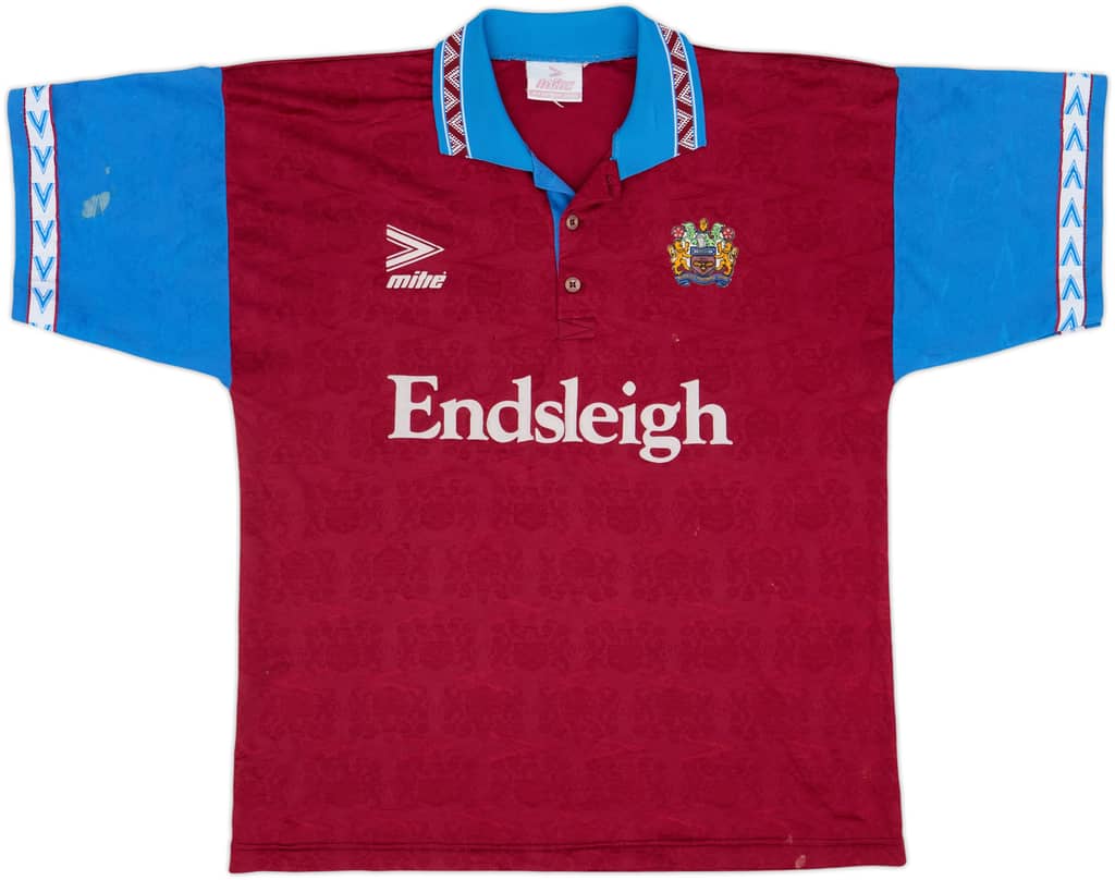 1993-95 Burnley Home Shirt - 5/10 - (XL)