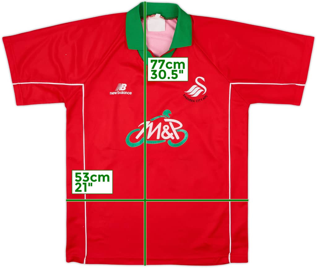 1999-00 Swansea City Away Shirt - 6/10 - (L)