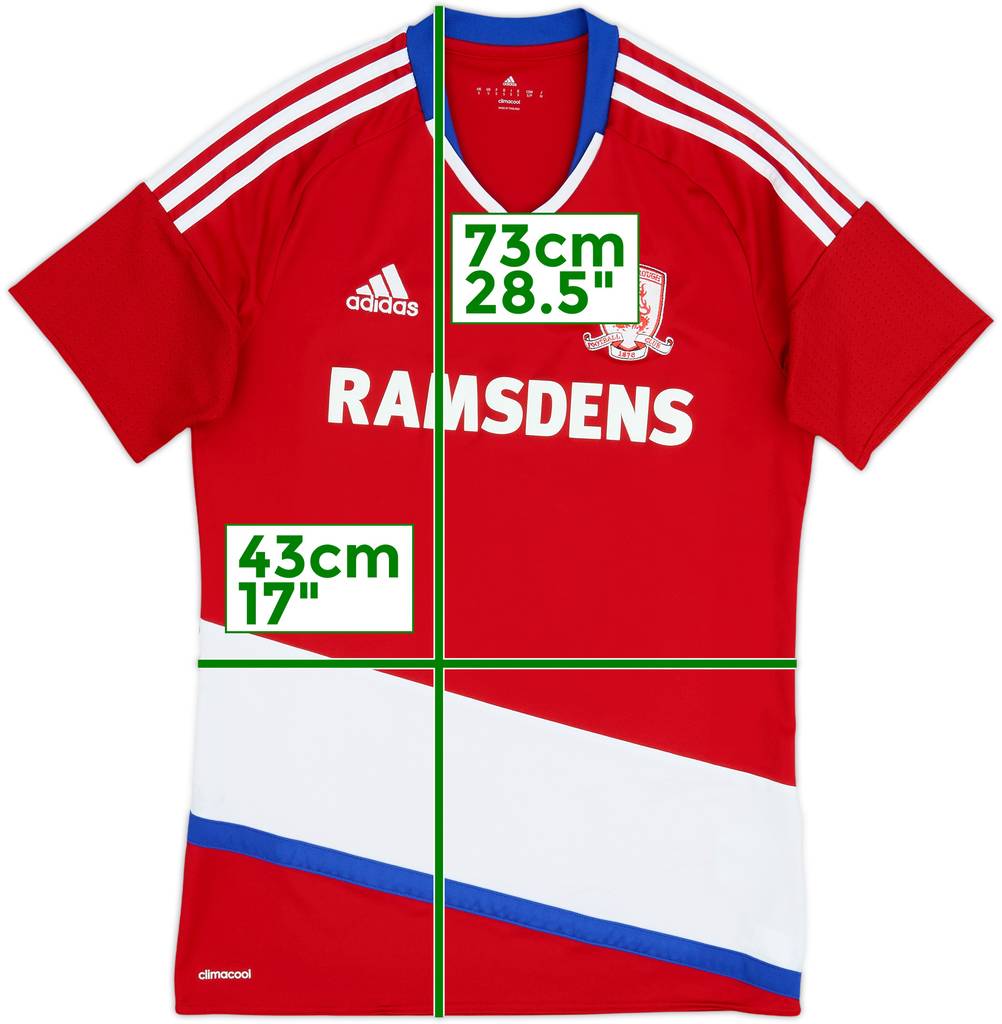 Camiseta de local del Middlesbrough 2016-17 - 6/10 - (S)