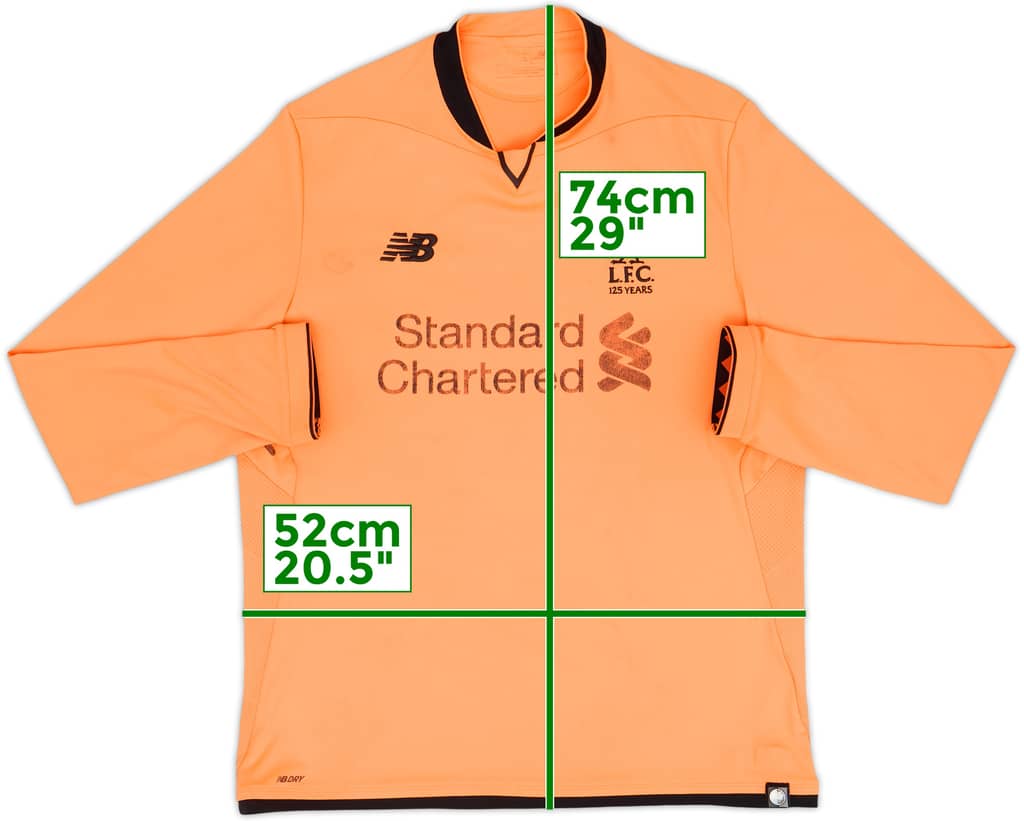 2017-18 Liverpool 125 Years Third L/S Shirt - 5/10 - (L)