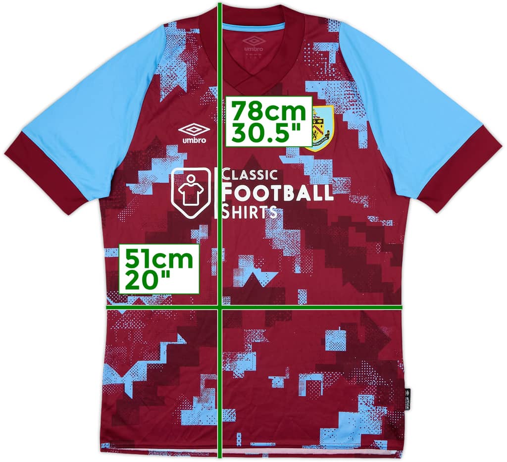 2022-23 Burnley Home Shirt - 10/10 - (L)