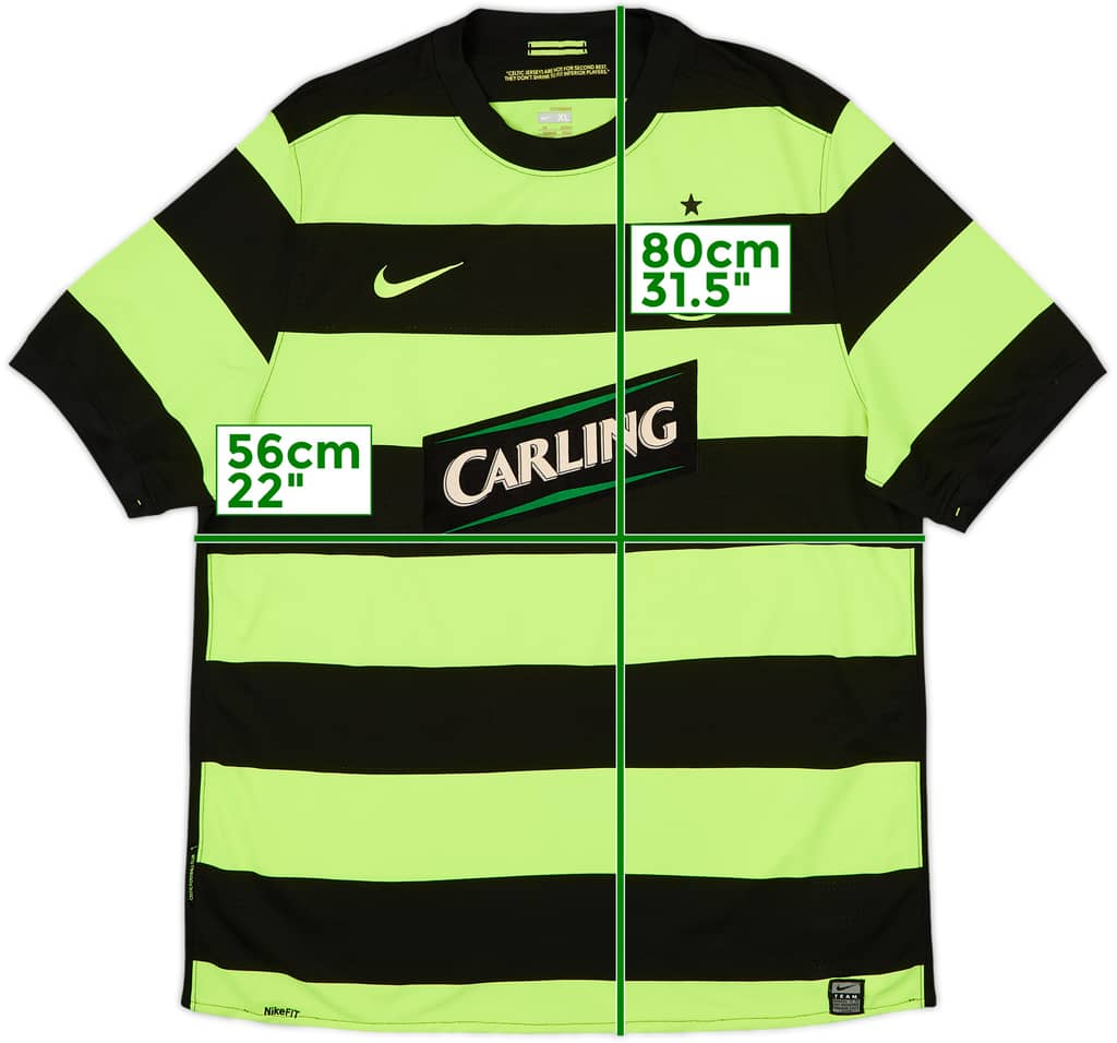 2009-11 Celtic Away Shirt - 8/10 - (XL)