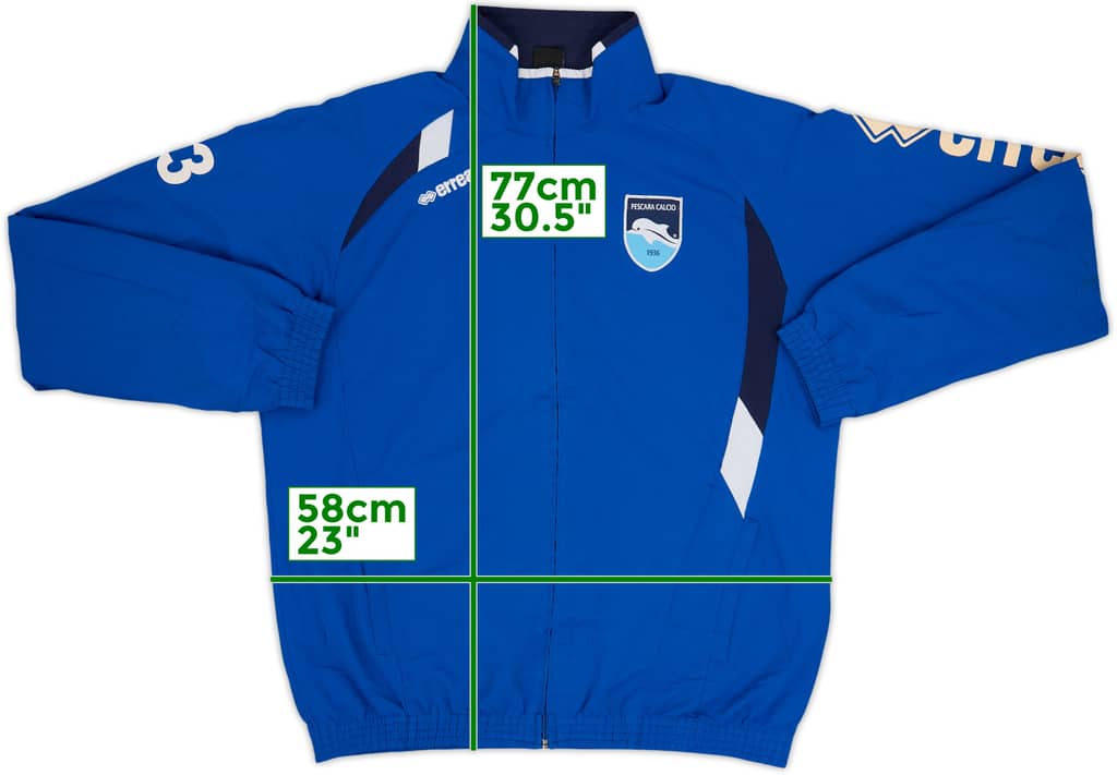 2014-15 Pescara Player Issue Track Jacket #13 - 5/10 - (XL)