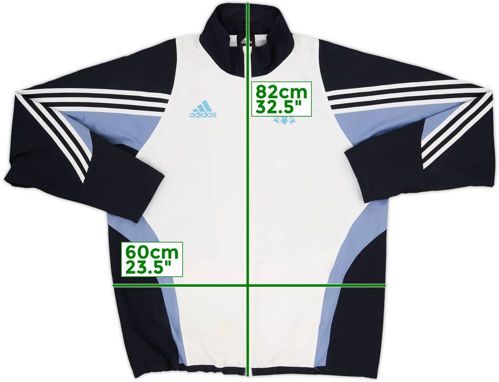 2003-04 Olympique Marseille adidas Track Jacket - 7/10 - (M/L)