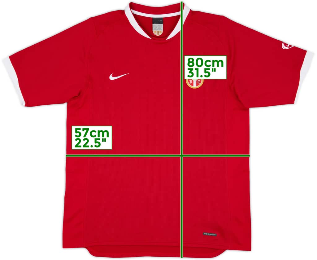2007-08 Serbia Home Shirt - 9/10 - (L)