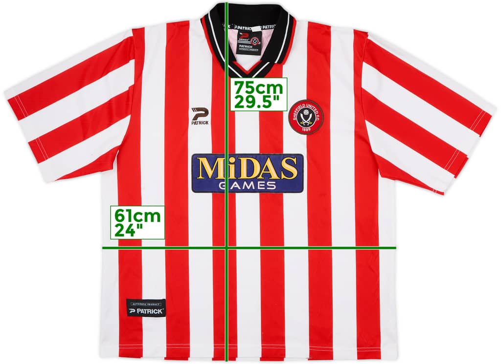 2000-01 Sheffield United Home Shirt - 7/10 - (XL)