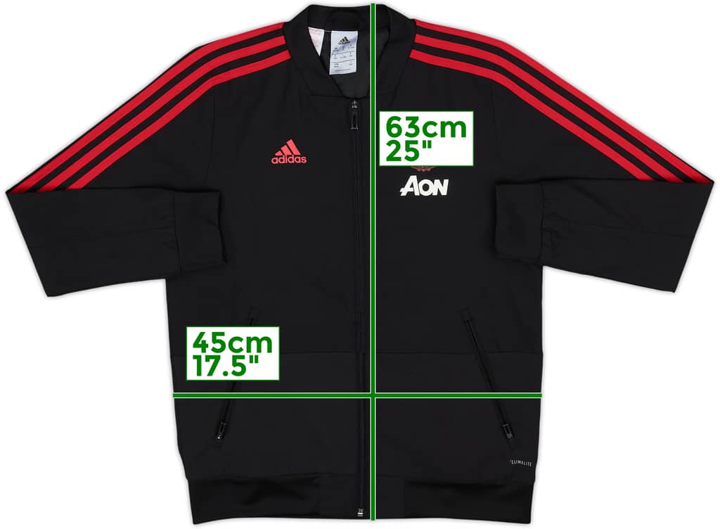 2018-19 Manchester United adidas Track Jacket - 9/10 - (M.Boys)