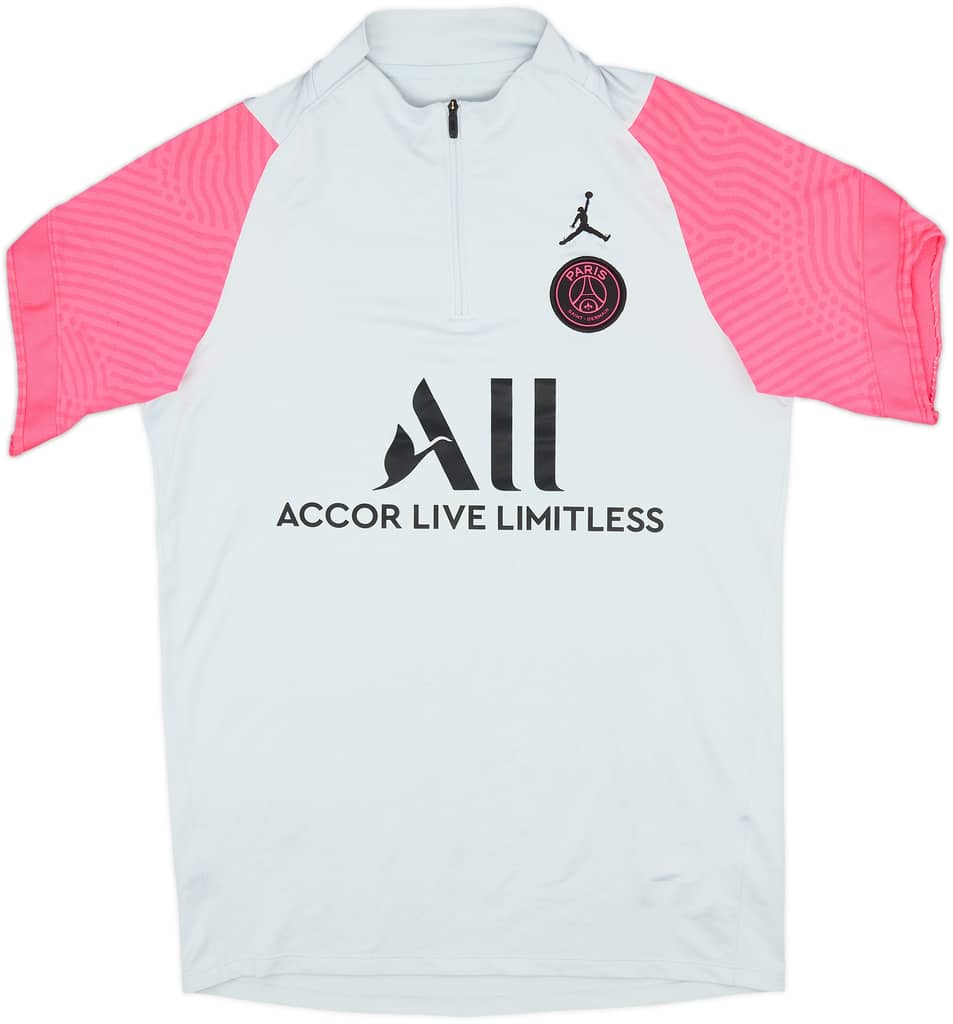 2021-22 Paris Saint-Germain Jordan 1/4 Zip Drill Top - 7/10 - (M)