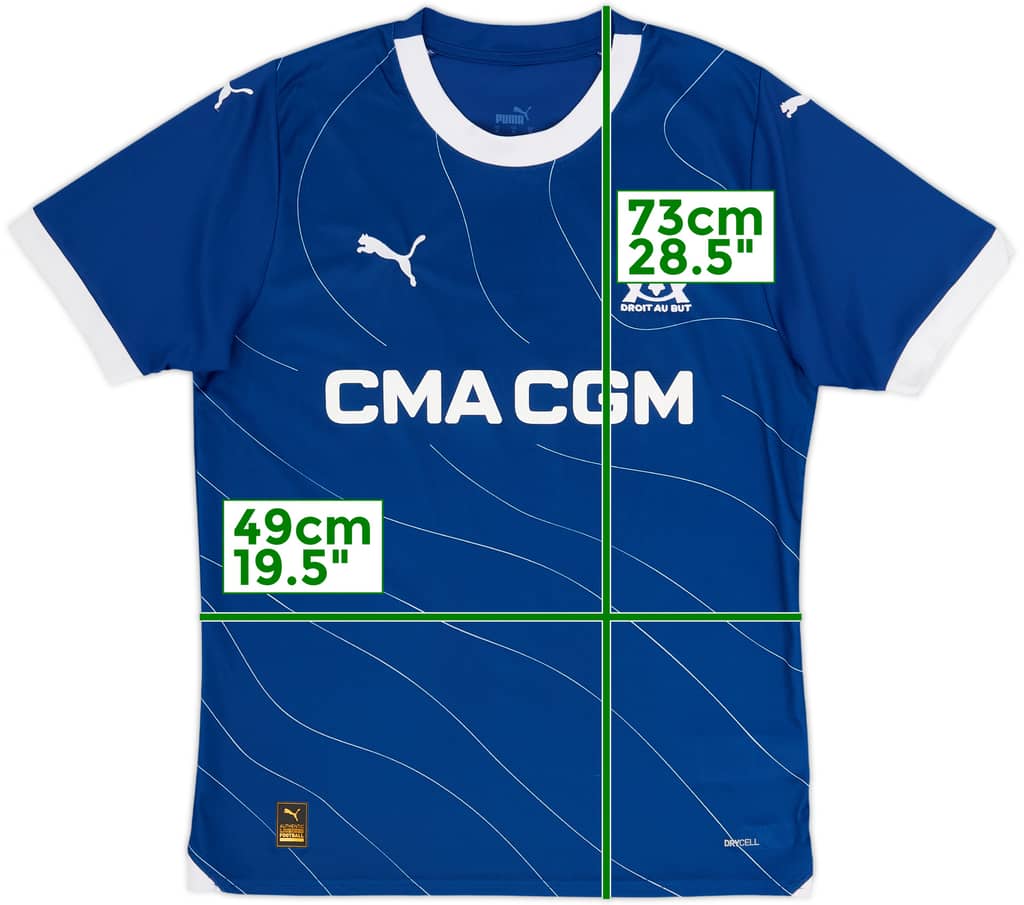 2023-24 Olympique Marseille Away Shirt - 10/10 - (M)