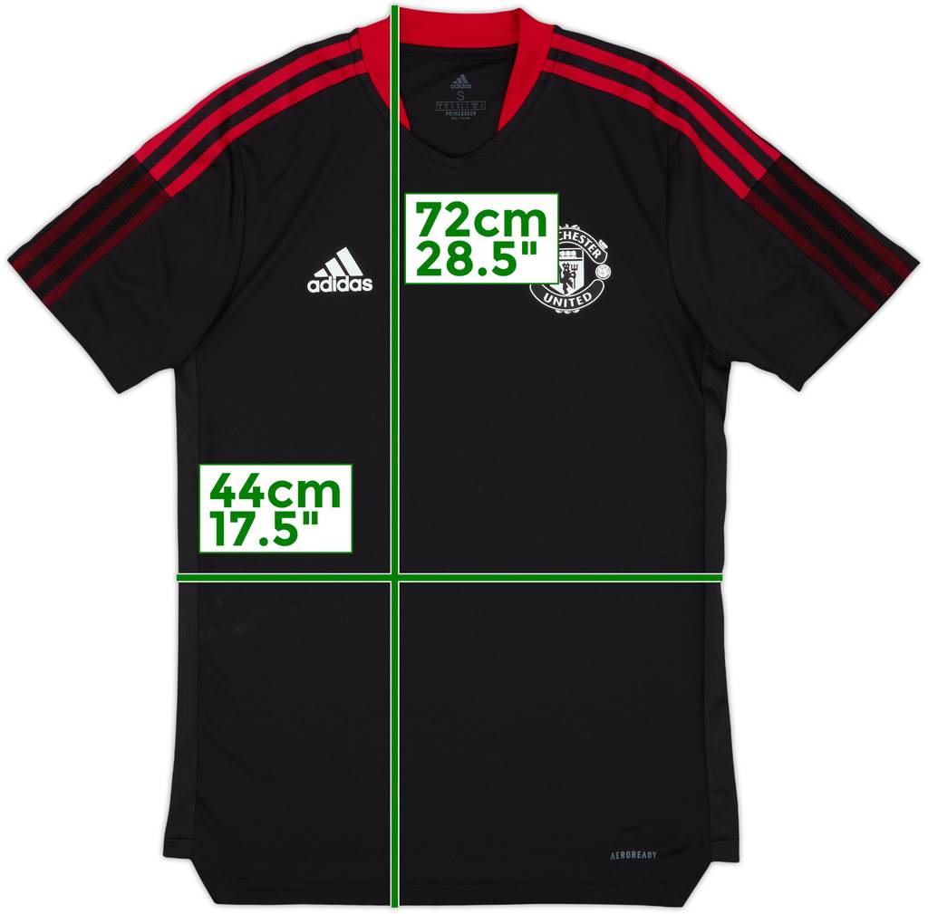 2021-22 Manchester United adidas Training Shirt - 10/10 - (S)