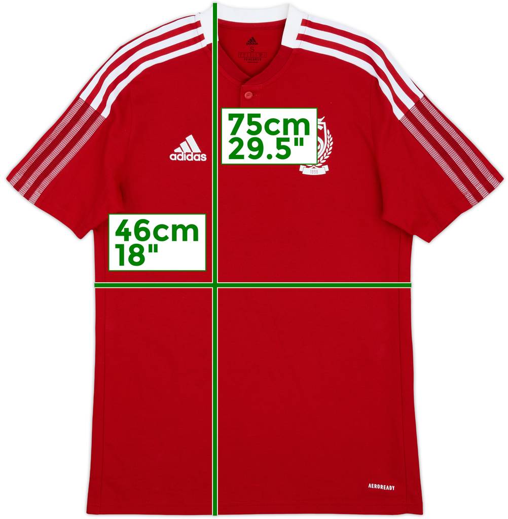 2021-22 Standard Liege adidas Polo - 10/10 - (S)