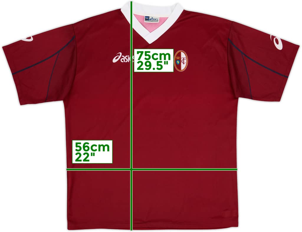 2002-03 Torino Asics Training Shirt - 9/10 - (XL)