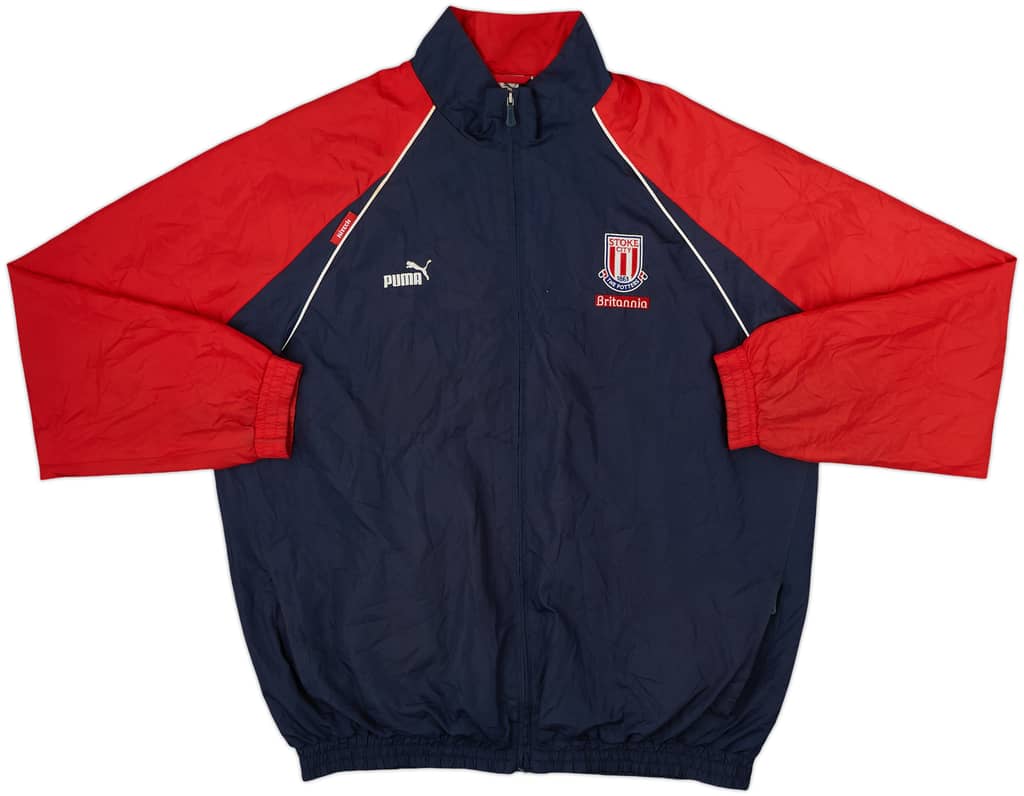 2003-04 Stoke City Puma Track Jacket - 7/10 - (XXL)