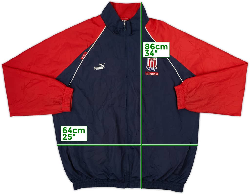 2003-04 Stoke City Puma Track Jacket - 7/10 - (XXL)