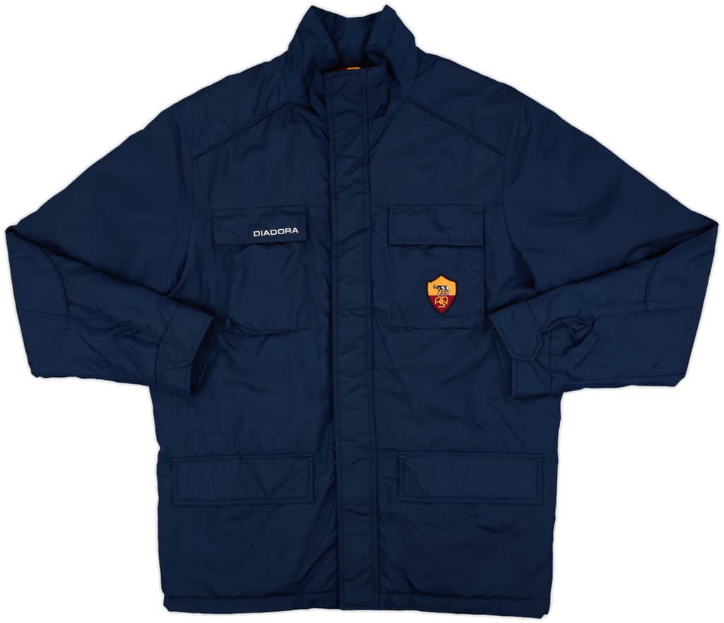 2006-07 Roma Diadora Padded Bench Coat - 9/10 - (M)