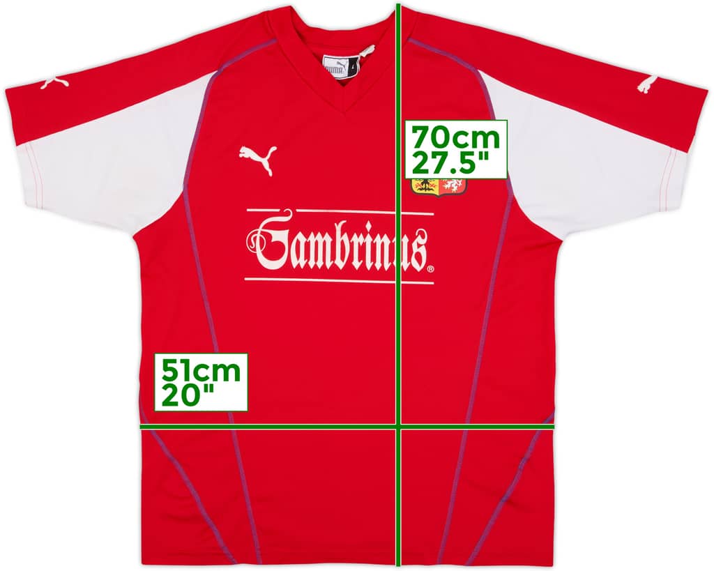 2003-04 Czech Republic Home Shirt - 6/10 - (L)