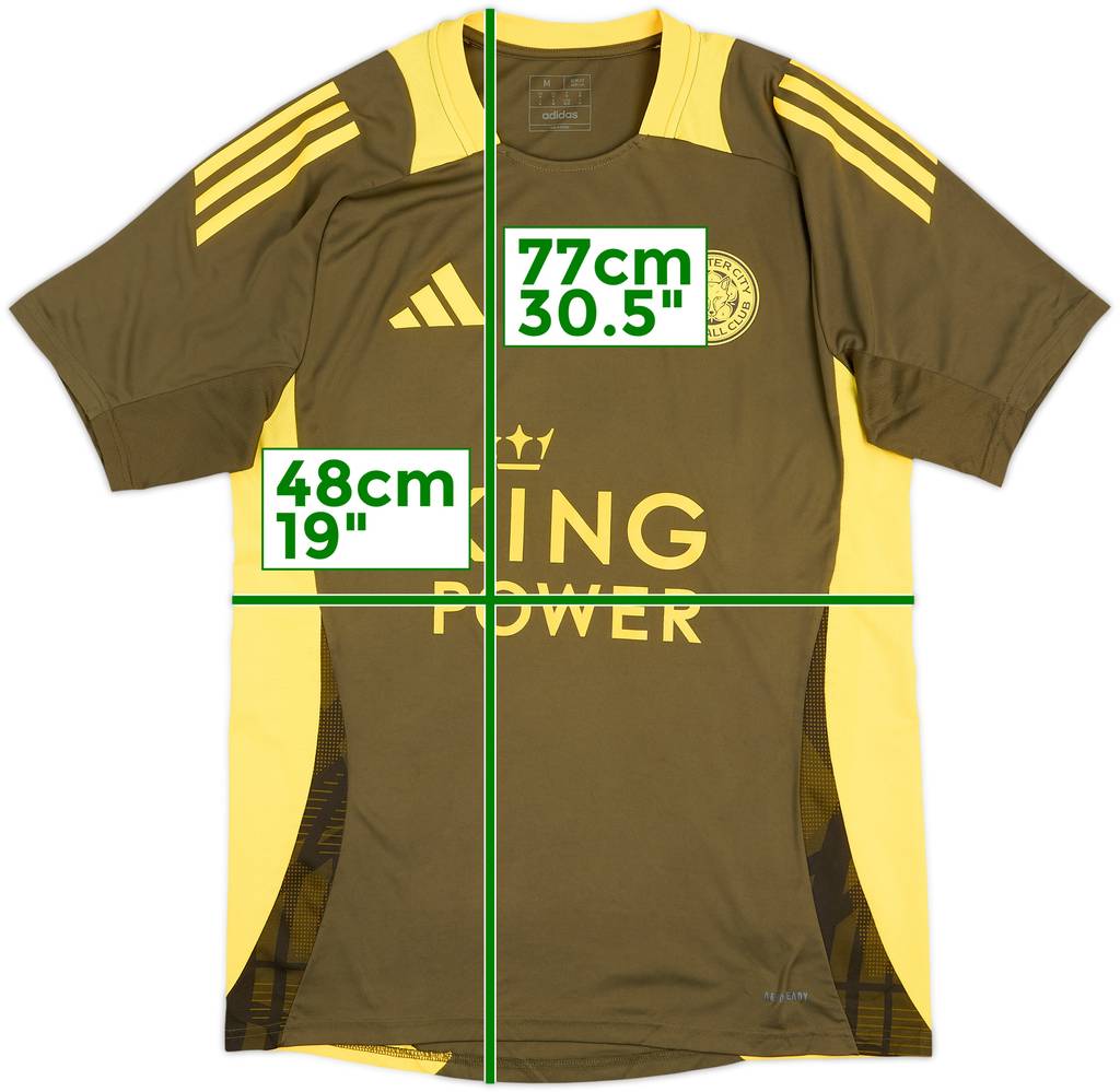 2024-25 Leicester Staff Issue adidas Training Shirt 'FG' - 9/10 - (M)
