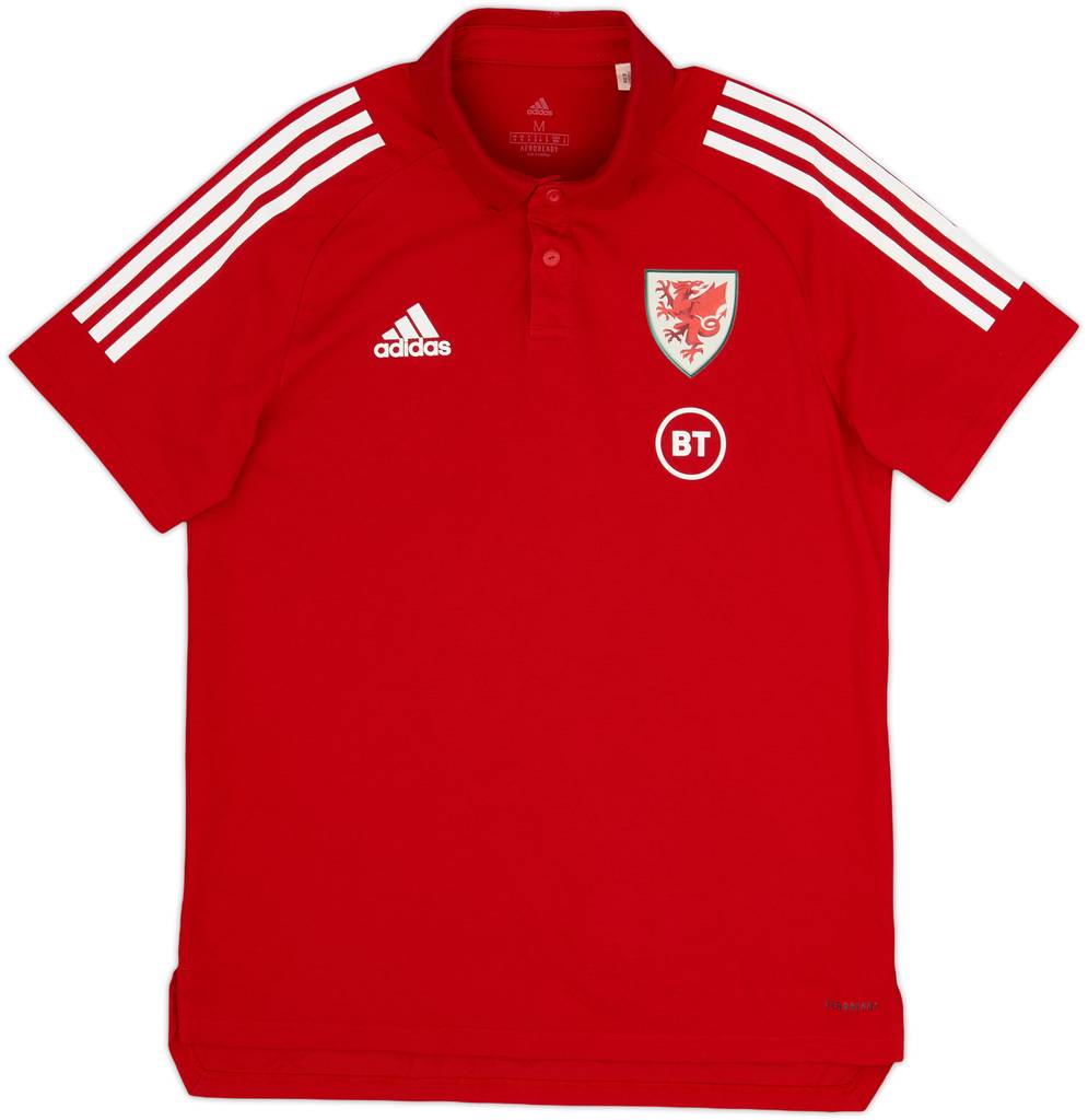 2021-22 Wales adidas Polo Shirt - 9/10 - (M)