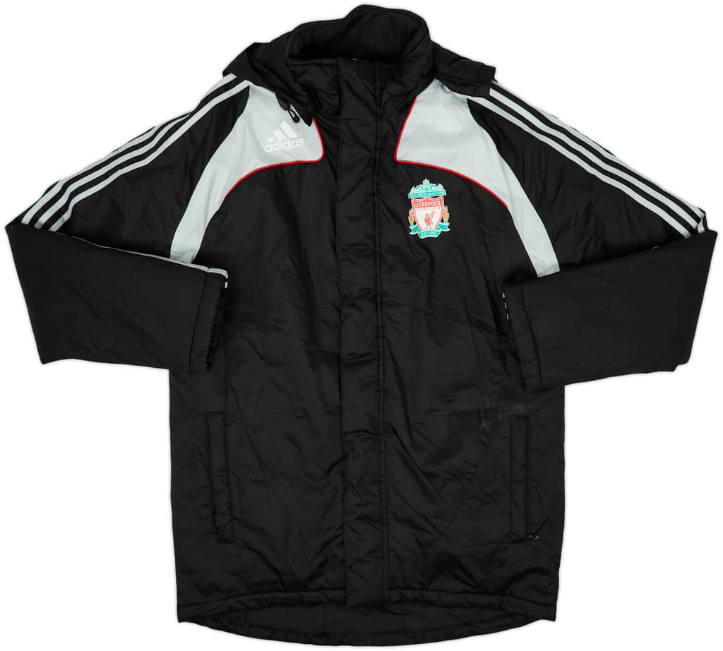 2008-09 Liverpool Abrigo de banquillo acolchado adidas - 7/10 - (S)