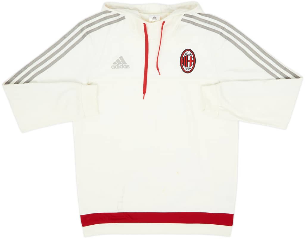 2015-16 AC Milan adidas Hooded Top - 6/10 - (M)