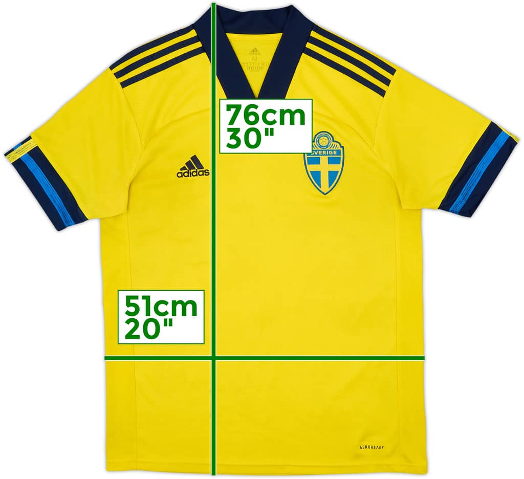 2020-21 Sweden Home Shirt - 7/10 - (M)