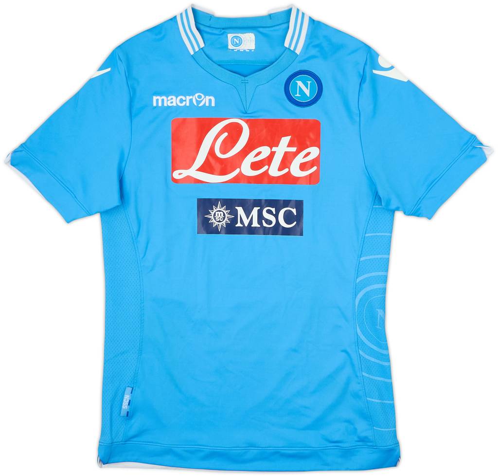 2013-14 Napoli Home Shirt - 7/10 - (XL)