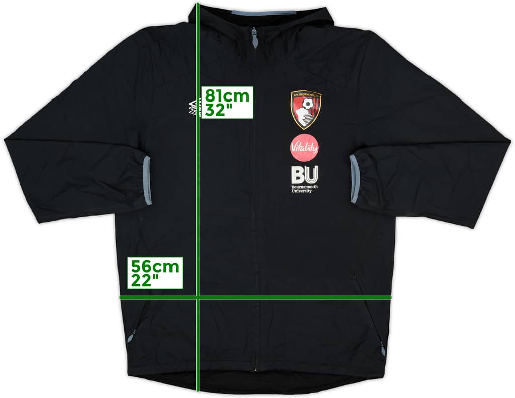 2020-21 Bournemouth Umbro Hooded Track Jacket - 7/10 - (L)